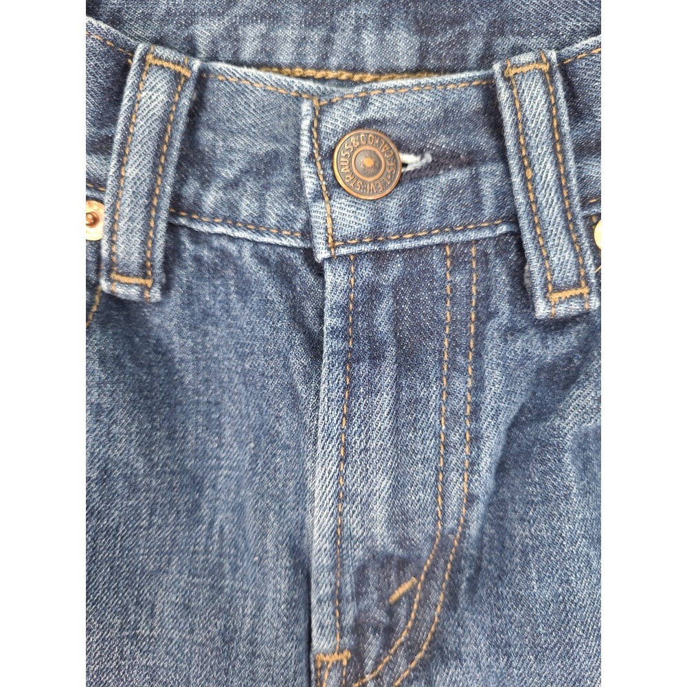 Levis 550 Jeans Boys Size 14R Regular Relaxed Fit Size 27x27 Blue Denim Kids - Picture 11 of 14